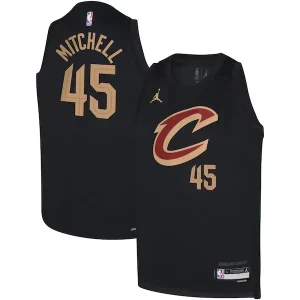 Sofisticado Donovan Mitchell Cleveland Cavaliers Jordan Brand Youth Swingman Jersey Statement Black