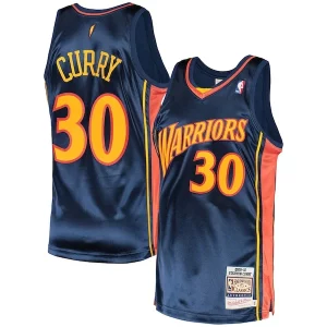 Sofisticado Hermoso Fantástico Stephen Curry Golden State Warriors 2009/10 Hardwood Classics Authentic Jersey Navy