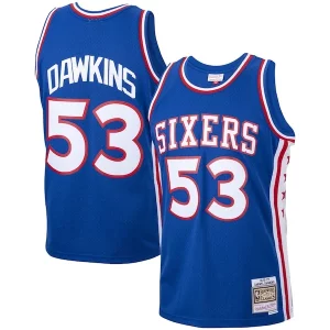 Sofisticado Ideal Darryl Dawkins Philadelphia 76ers 1976/77 Hardwood Classics Swingman Jersey Royal