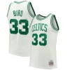 Sofisticado Lujoso Larry Bird Boston Celtics Hardwood Classics 1985/86 Swingman Jersey White/Kelly Green