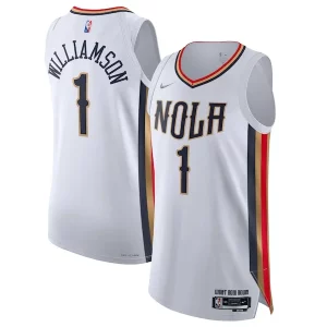 Sofisticado Perfecto Zion Williamson New Orleans Pelicans Nike 2021/22 Swingman Jersey City Edition White