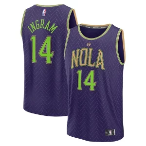 Sofisticado Práctico Brandon Ingram New Orleans Pelicans 2024/25 Fast Break Player Jersey City Edition Purple