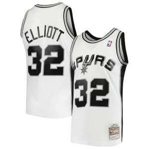 Sofisticado Sean Elliott San Antonio Spurs 1998/99 Hardwood Classics Swingman Jersey White