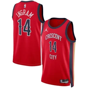 Único Atractivo Brandon Ingram New Orleans Pelicans Jordan Brand Unisex Swingman Jersey Statement Edition Red