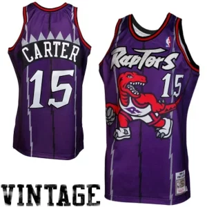 Único Atractivo Estupendo Vince Carter Toronto Raptors 1998/99 Throwback Authentic Jersey Purple