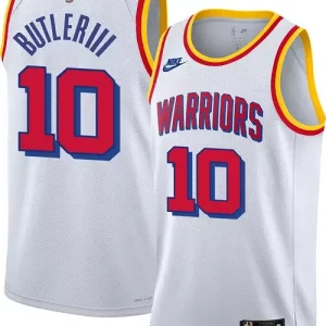 Único Elegante Comodo Nike Adult Golden State Warriors Jimmy Butler #10 Hardwood Classic White Jersey