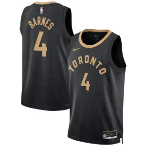 Único Fantástico Scottie Barnes Toronto Raptors Nike Unisex 2022/23 Swingman Jersey City Edition Black