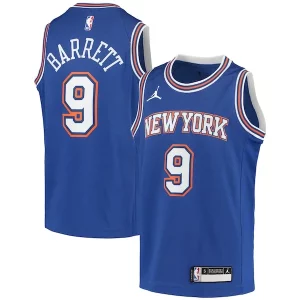 Único Maravilloso Genial RJ Barrett New York Knicks Jordan Brand Youth 2020/21 Swingman Player Jersey Statement Edition Blue