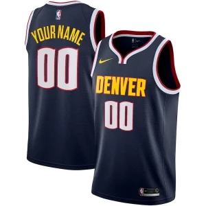 Único Moderno Denver Nuggets Nike 2022/23 Swingman Custom Jersey Icon Edition Navy