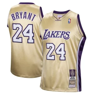 Único Moderno Kobe Bryant Los Angeles Lakers Hall of Fame Class of 2020 #24 Authentic Hardwood Classics Jersey Gold
