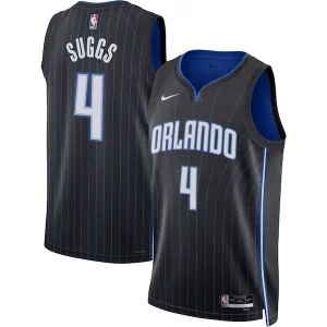 Único Práctico Jalen Suggs Orlando Magic Nike Unisex Swingman Jersey Icon Edition Black/White