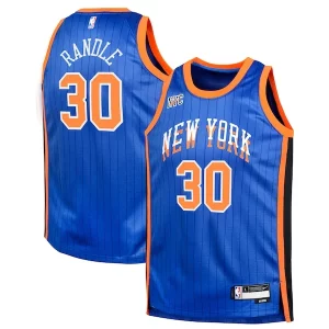 Único Práctico Julius Randle New York Knicks Nike Youth Swingman Replica Jersey City Edition Blue