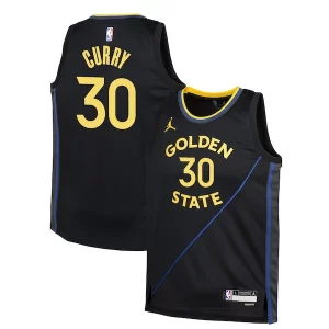 Único Stephen Curry Golden State Warriors Jordan Brand Youth Swingman Jersey Statement Edition Navy