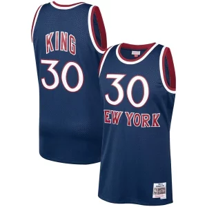 Versátil Atractivo Bernard King New York Knicks 1982/83 Hardwood Classics Swingman Jersey Navy