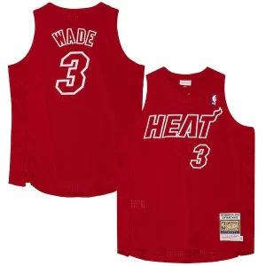 Versátil Atractivo Dwyane Wade Miami Heat 2012 Authentic Player Jersey Scarlet
