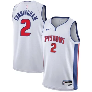 Versátil Cade Cunningham Detroit Pistons Nike Youth Swingman Jersey Association Edition White