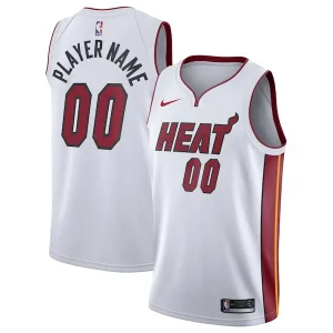Versátil Estupendo Miami Heat Nike 2020/21 Swingman Custom Jersey Association Edition White