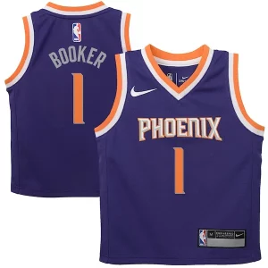 Práctico Devin Booker Phoenix Suns Nike Preschool Replica Jersey Purple Icon Edition