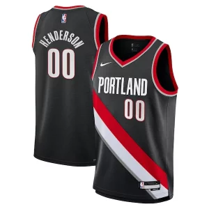 Versátil Hermoso Sofisticado Scoot Henderson Portland Trail Blazers Nike Youth Swingman Jersey Icon Edition Black
