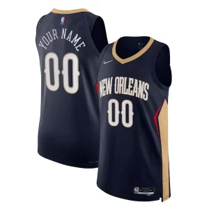 Versátil Maravilloso New Orleans Pelicans Nike 2021/22 Diamond Authentic Custom Jersey Icon Edition Navy
