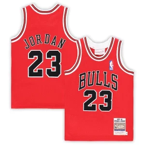 Versátil Michael Jordan Chicago Bulls Toddler 1997/98 Hardwood Classics Authentic Jersey Red/Black/White