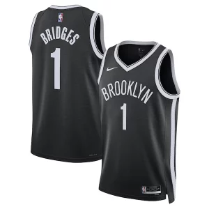 Versátil Mikal Bridges Brooklyn Nets Nike Unisex Swingman Jersey Icon Edition Black