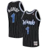 Versátil Tracy McGrady Orlando Magic Hardwood Classics Swingman Jersey Black/Blue