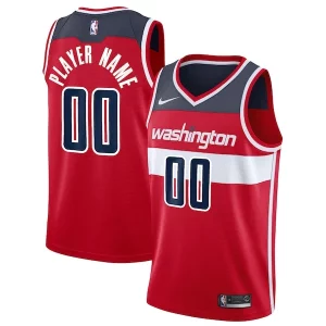 Versátil Washington Wizards Nike 2020/21 Swingman Custom Jersey Icon Edition Red